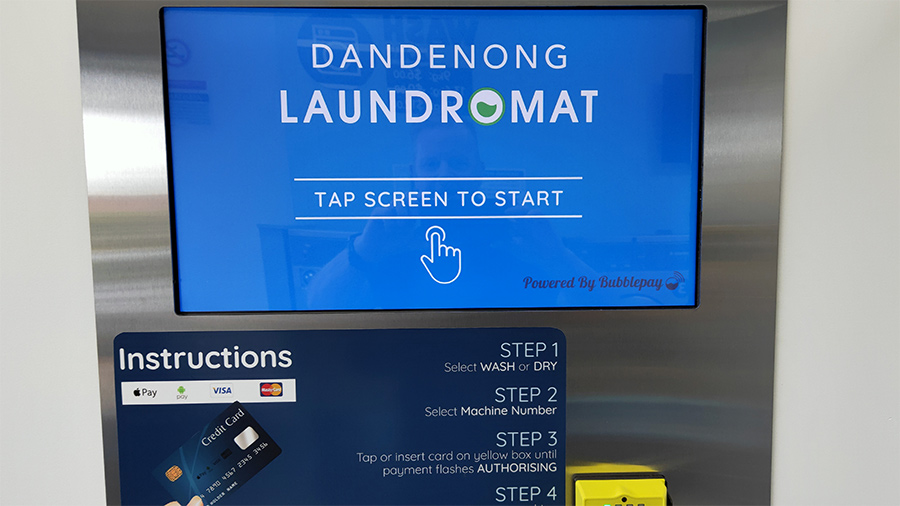 Dandenong Laundromat bubble pay system